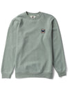 Vissla Solid Sets Eco Crew, Light sage heather