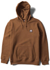 Vissla Solid Sets Eco PO Hoodie in malt color with front pocket and logo patch.