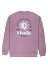 Vissla Bright Ideas Eco Fleece Crewneck in Rose