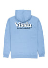 Vissla Extra Strength Eco Fleece Zip Hoodie in Faded Denim