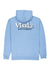 Vissla Extra Strength Eco Fleece Zip Hoodie in Faded Denim