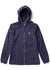 Vissla Mega Lab Eco Windbreaker in navy with hood and front zipper.