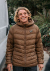 Vissla Pacific Packable Eco Puff Jacket, brown