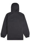 Back view of Vissla Breaker's Reversible Jacket in solid black.