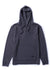 Vissla Creators Pierside Eco Thermal Pullover in dark gray with hood and kangaroo pocket.