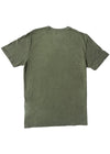 Back view of Vissla Solid Sets Ss Pkt Tee in Rifle green.