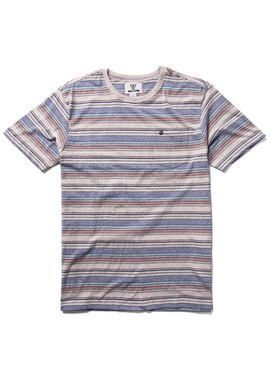 VIssla Sandpiper SS PKT Tee - Harbour blue