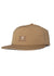 Vissla Lay Day Eco Hat in husk color, front view with logo patch.