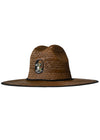 Vissla Outside Sets Lifeguard Hat with wide brim and woven straw design.