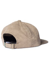 Back view of Vissla Resin Head Hat in beige corduroy with adjustable strap.