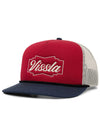 Vissla Garage Foam Trucker Hat in Retro Red