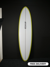 Dufeu shapes mid length surfboard 7'0