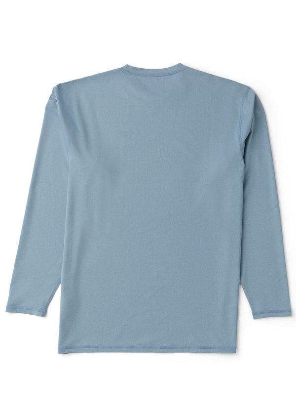 Vissla Pro Comp Ls Sun Shirt in Faded Denim, view 3