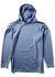 Vissla Twisted Eco Hooded Long Sleeve Lycra in blue, front view.