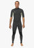 Vissla Natural Seas 2-2 Ss Full Suit front view, short-sleeve wetsuit in dark gray.