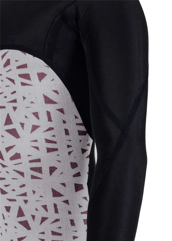 Vissla 7 Seas 3-2 Full Chest Zip in Black, view 10