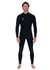 Vissla 7 Seas 3-2 Full Chest Zip in Black