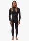 Vissla 7 Seas 3-2 Chest Zip Full Suit - black