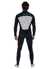 Vissla 7 Seas 3-2 Full Chest Zip in Black, view 2