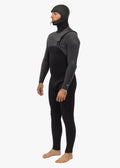VIssla High Seas II 5/4 Hooded Chest Zip Full Suit -Charcoal