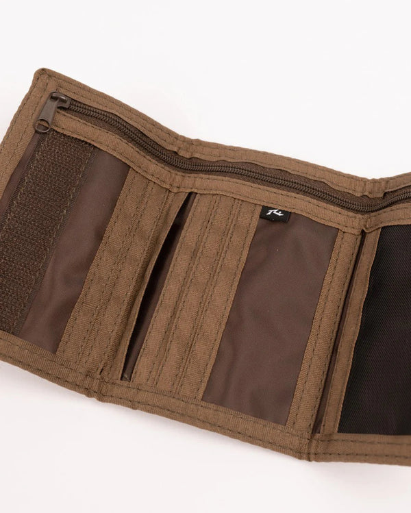 Rusty Frenzy Cord Tri Fold Cord Mens Wallet
