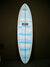 Dufeu shapes mid length surfboard 6'8