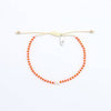 Pineapple Island Mutiara Dainty Beaded Pearl Bracelet - Orange