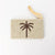 Pineapple island Large Palm Tree Beaded Pouch