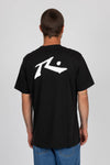 Rusty Baseline S/S T-Shirt - Black
