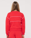 Rusty Line Oversize Crew Fleece Girls