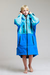 White Water Kids Soft Shell Robe - Cobalt Blue