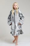 White Water Kids Soft Shell Robe - Arctic Camo