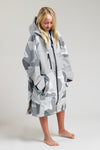 White Water Kids Soft Shell Robe - Arctic Camo