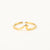 Pineapple island Wave ring gold