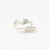 Pineapple Island Bocca Feather Ring - Silver