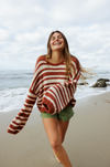 Sisstr Ocean Shores Sweater - rust