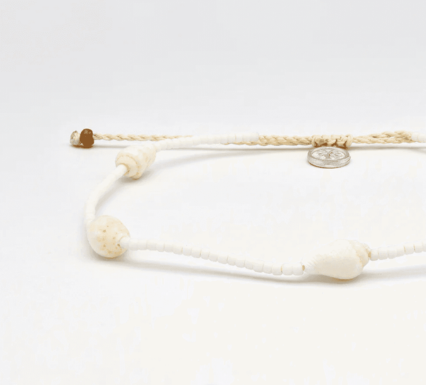 Pineapple Island Giada Rahayu Steel Beaded Surf Anklet