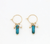 Pineapple Island Giada Sugati Beaded Hoop Earrings