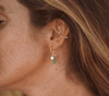 Pineapple Island Giada Sugati Beaded Hoop Earrings