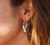 Pineapple Island Giada Pecahan Wire Hoop Earrings