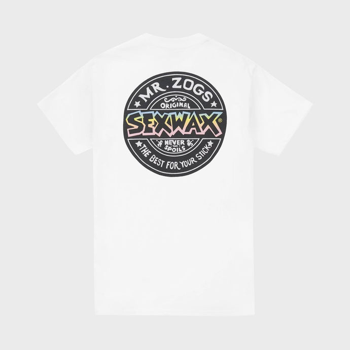 Sexwax Word Fade Tee - White