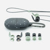 SurfEars 4.0: Surfing Ear Plugs - Black/Sage