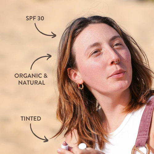 Suntribe Organic Mineral Tinted Lip Balm SPF 30