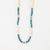 Pineapple island Adjustable coconut wood and coloured shell beaded necklace