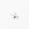 Pineapple Island whale tail stud earings