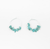 Pineapple island boho hoop earings