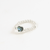 Pineapple Island Elasticated silver bead ring