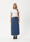 Afends Chichi- Denim Midi Skirt