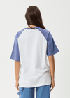 AFENDS Ryan Oversized Raglan Tee - Marlin