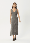 AFENDS Asta Seersucker Maxi Dress - Steel Check